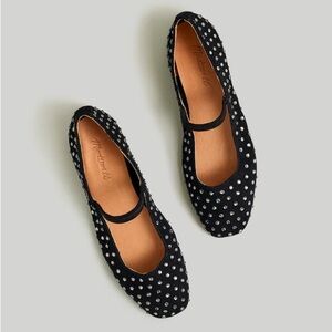Madewell Greta ballet flat studded